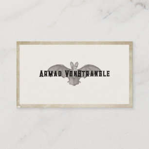 Halloween Vampire Bat Business Card