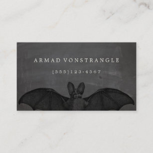Halloween Vampire Bat  Business Card