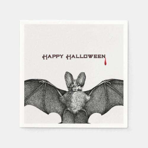 Halloween Vampire Bat  Napkins