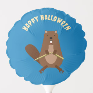 Halloween Vampire Beaver Custom Balloon