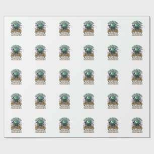 Halloween Vampire Cat Midnight Mischief Wrapping Paper