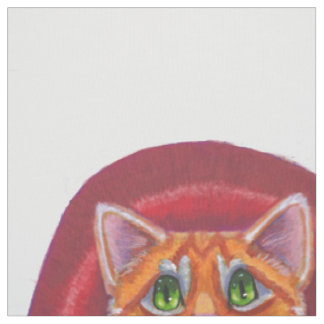 Halloween Vampire Cat with Bat Fabric
