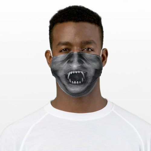 Halloween Vampire Cloth Face Mask with Filter Slot