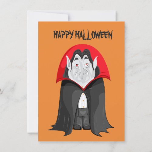 Halloween Vampire Invitation
