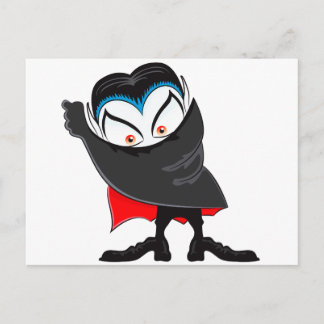 Halloween Vampire Postcard