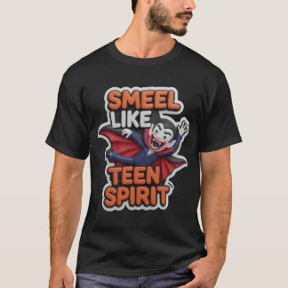 Halloween vampire SMEEL LIKE TEEN SPIRIT graphic T-Shirt