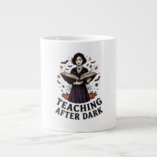 Halloween Vampire Teacher teeshirt Giant Coffee Mug