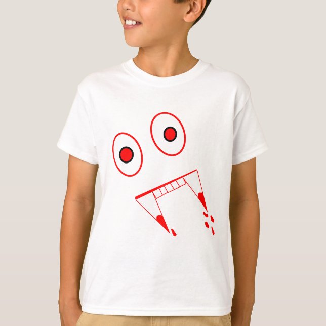 Halloween Vampire teeth T-Shirt (Front)