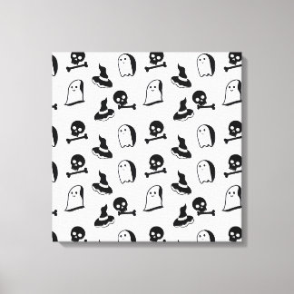 Halloween vector art canvas print