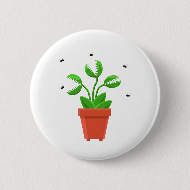 halloween venus fly trap button (Front)