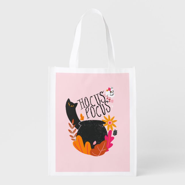 Halloween Vibes ・ Hocus Pocus Grocery Bag (Front)