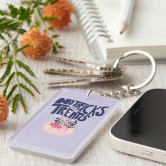 Halloween Vibes • No Tricks, just Treats Keychain