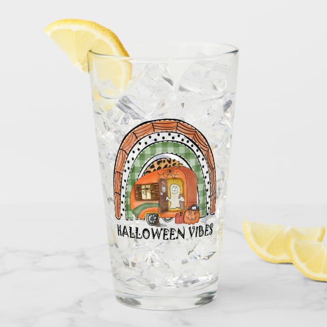 Halloween Vibes – Orange Rainbow Glass (Front Ice)