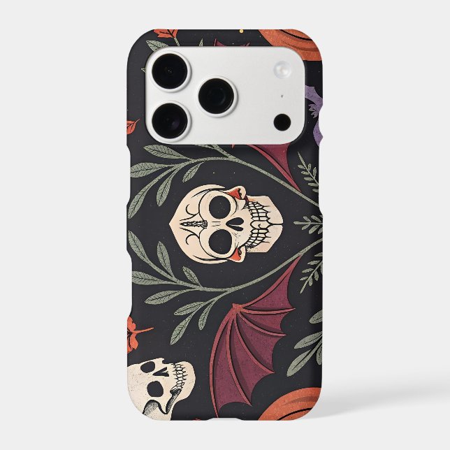 Halloween Vibes Pattern Iphone Case (Back)