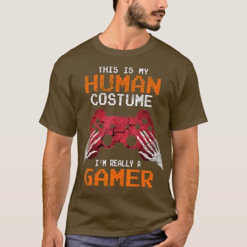 Halloween  Video Games Human Costume Boys ns Gift  T_Shirt
