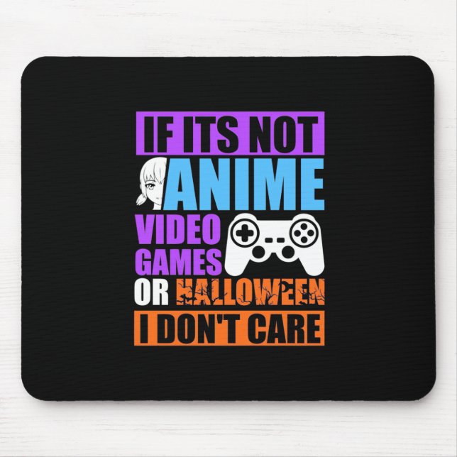 Halloween Video Games Mouse Pad (Front)