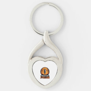 Halloween Villain Vintage Engraving Shirt Design_1 Keychain