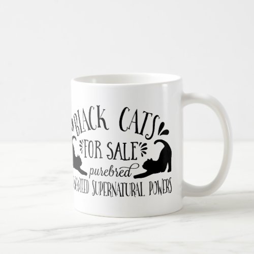 Halloween Vintage Black Cats for Sale Coffee Mug