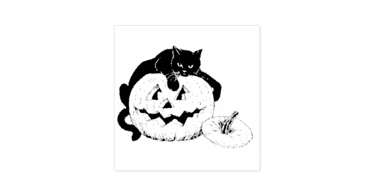 vintage black and white halloween clip art