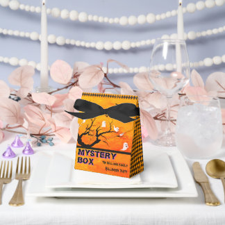 Halloween Vintage Ghost Treat Tricks Party Mystery Favor Boxes