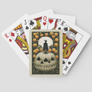Halloween Vintage Gothic Illustration Tarot Card
