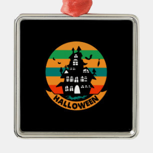 Halloween Vintage Halloween Metal Ornament