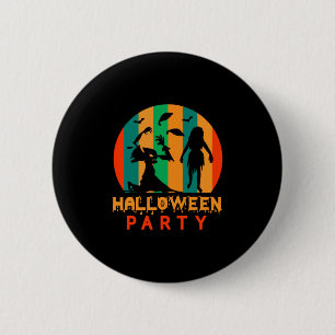 Halloween Vintage Halloween Party Button