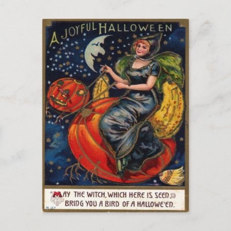 Halloween Vintage Postcard