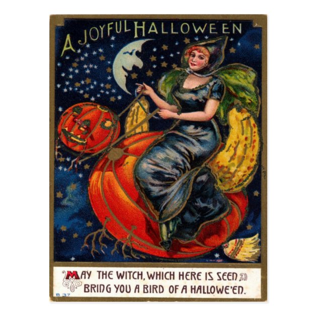 Halloween Vintage Postcard