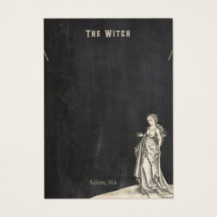 Halloween Vintage Witch Necklace Display Card