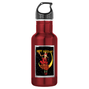 HALLOWEEN Vintage Witch  Stainless Steel Water Bottle