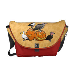 Halloween Vultures Rickshaw Medium Zero Messenger Bag