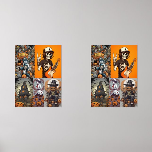 HALLOWEEN WALL ART SETS (Front)