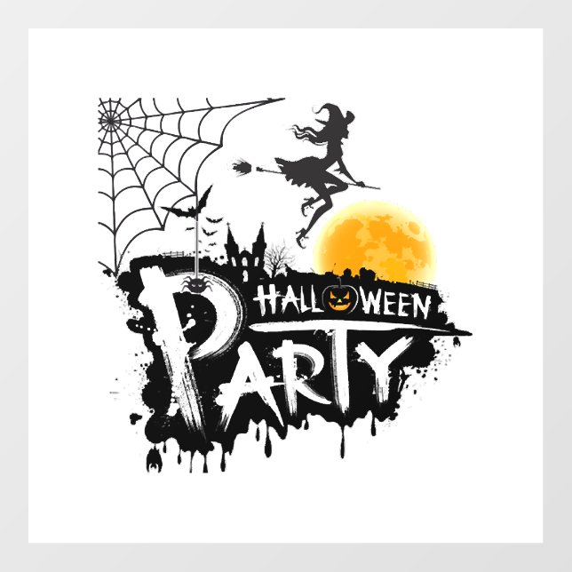 Halloween                      wall decal  (Front)