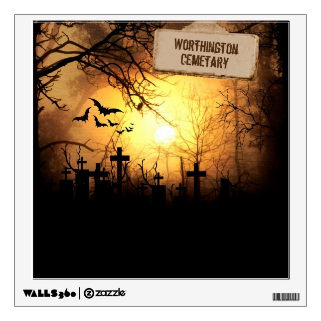 Halloween | Wall Decal | Cemetary (Front)