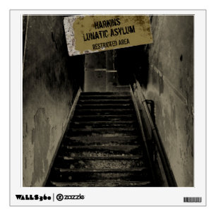 Halloween Wall Decal Lunatic Asylum