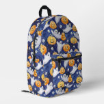 Halloween Watercolor Pattern Printed Backpack