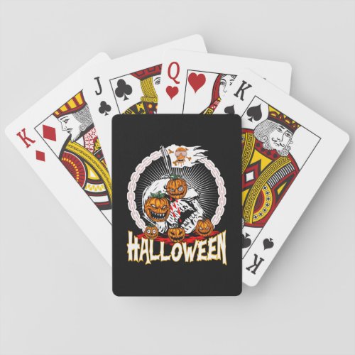 Halloween We Make Up Horrors To Help Us Poker Cards