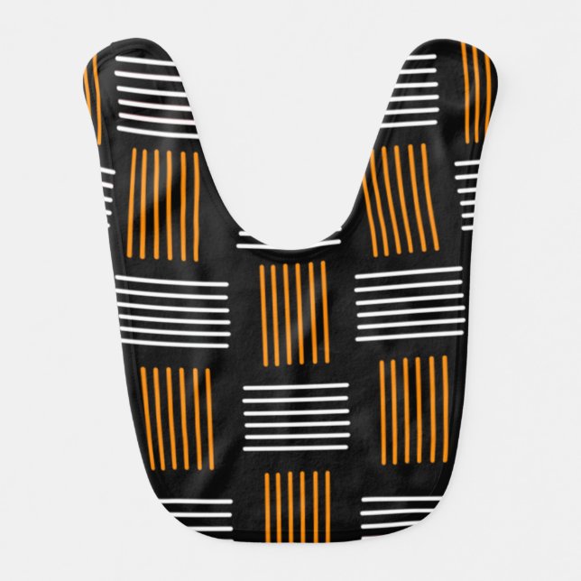 Halloween Weave  Baby Bib (Front)