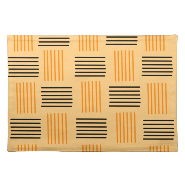 Halloween Weave  Cloth Placemat (Front)