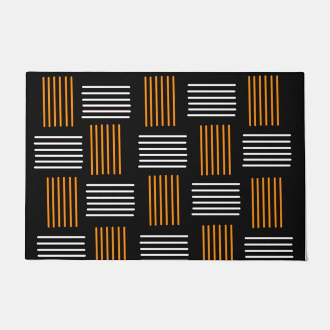 Halloween Weave  Doormat (Front)