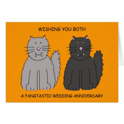 Halloween Wedding Anniversary Card