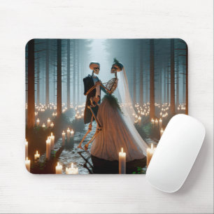 Halloween Wedding Dance Mouse Pad