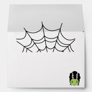 Halloween Wedding Envelope with Bride of Franken