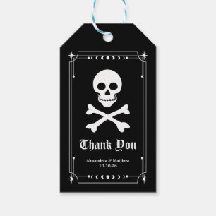 Halloween Wedding Favor Gift Tags
