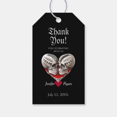 Halloween Wedding Favor Thank You Gift Tag