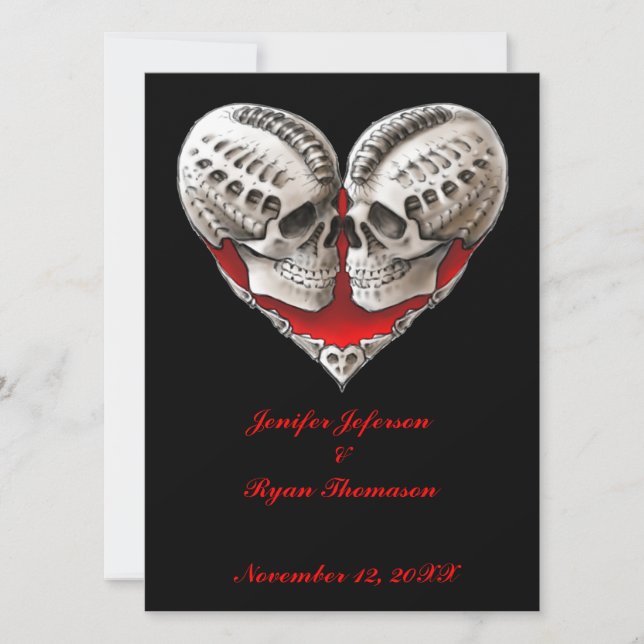 halloween wedding Invitation (Front)