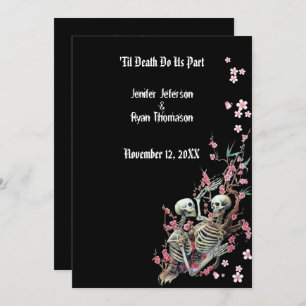 halloween wedding Invitation