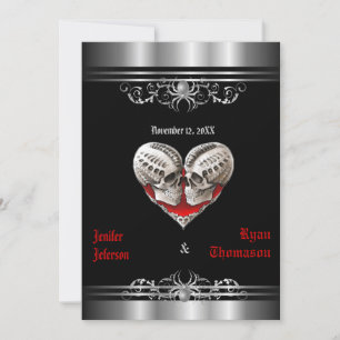 halloween wedding Invitation