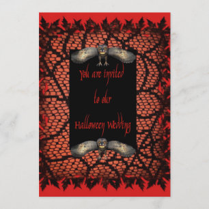 Halloween Wedding Invitation